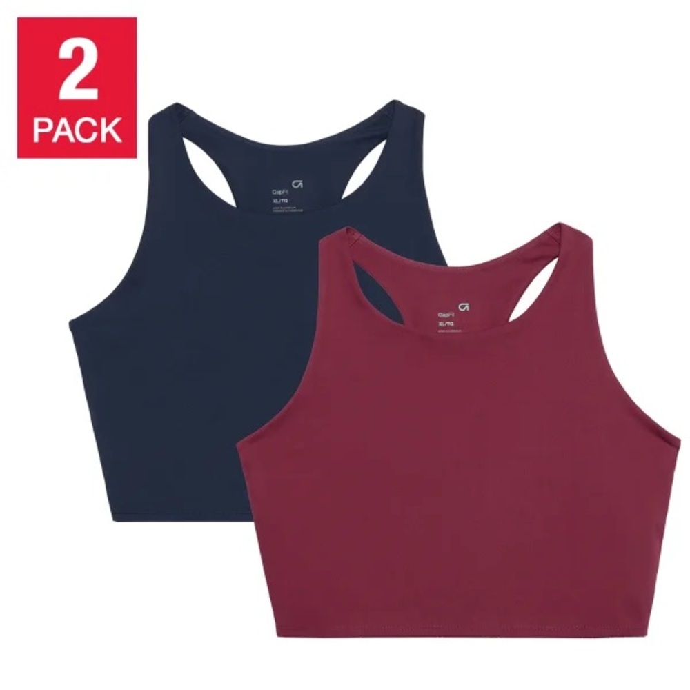 GapFit Women's 2- pack Active Tank Bra / Tank Top
